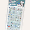 Peanuts Snoopy Drop Block 3D Tile Style Stickers - Limited Vintage Series