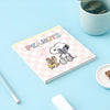 Peanuts Snoopy Memo Pad - Snoopy & Cuddly Bears - Pink