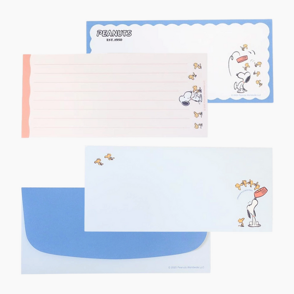 Peanuts Snoopy Mini Letter Set - Limited Vintage Series - Snoopy & Woodstock