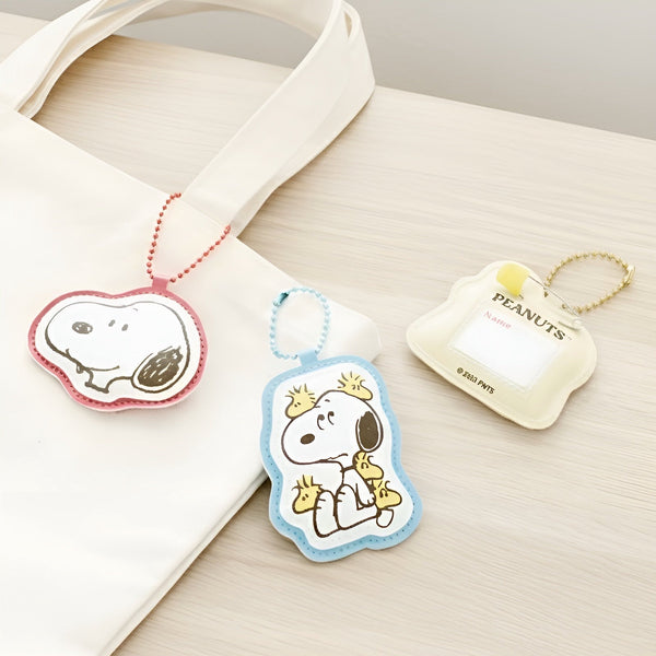 Peanuts Snoopy Travel Luggage Tag - Beige