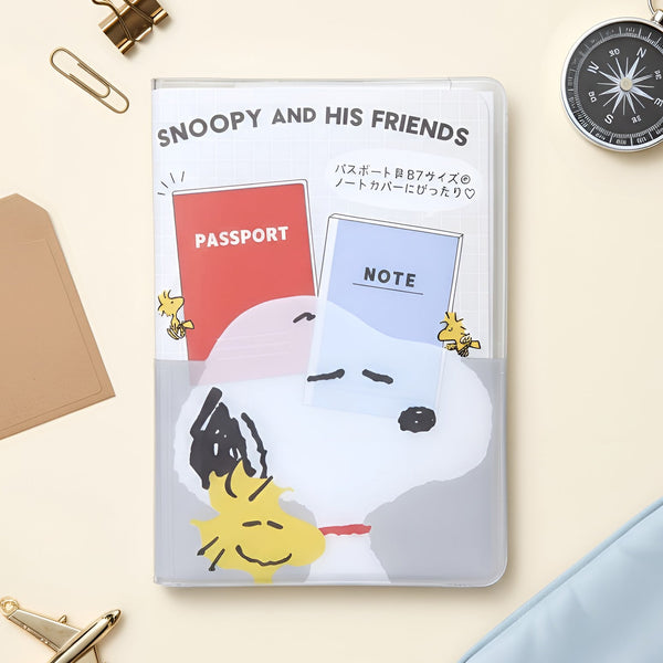 Peanuts Snoopy Passport Cover - Snoopy & Woodstock