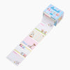 Peanuts Snoopy Petit Collection Masking Sticker Roll - Blue