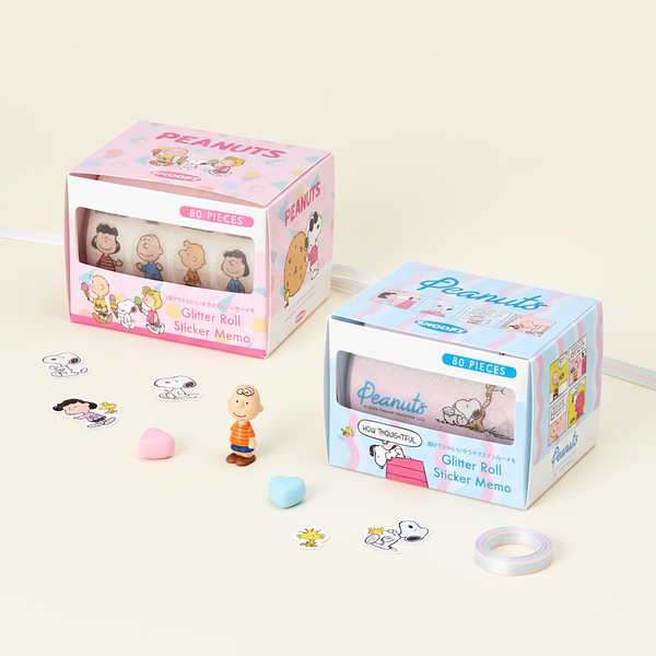 Peanuts Snoopy Petit Collection Masking Sticker Roll - Blue