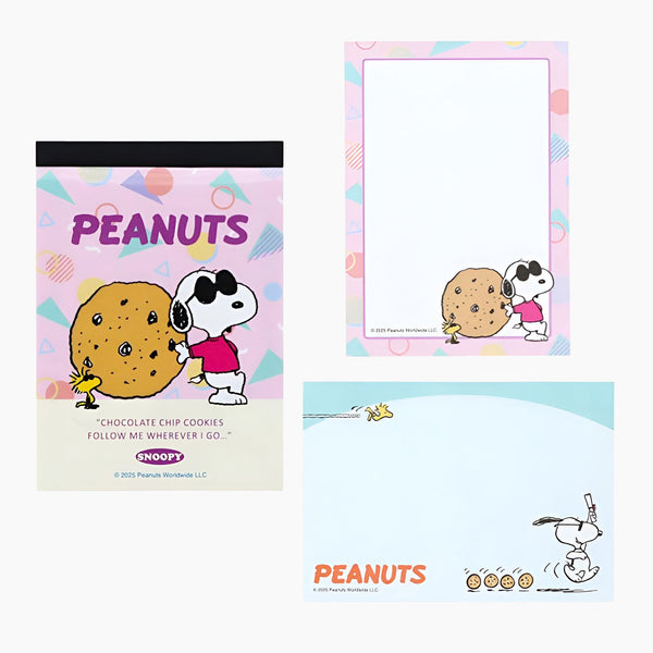 Peanuts Snoopy Petit Collection Memo Pad - Cookie