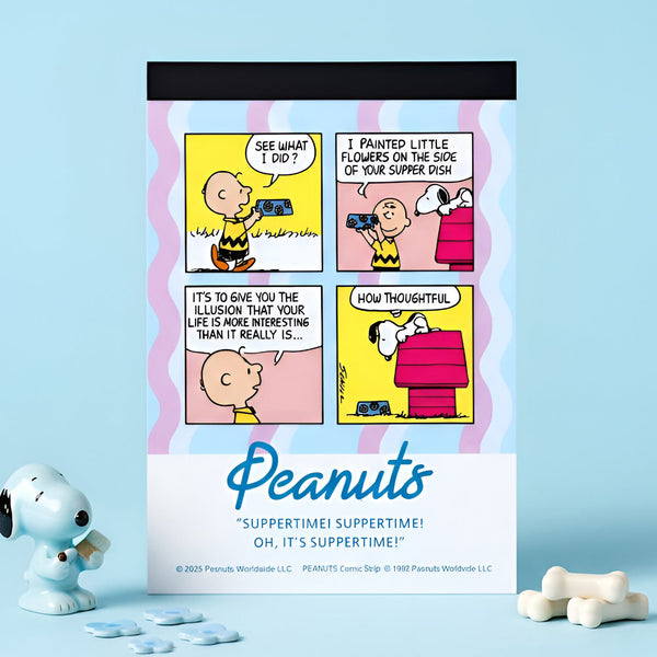 Peanuts Snoopy Petit Collection Memo Pad - Dinner Time