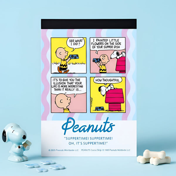 Peanuts Snoopy Petit Collection Memo Pad - Dinner Time