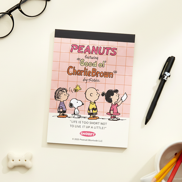 Peanuts Snoopy Petit Collection Memo Pad - Good Old Charlie Brown