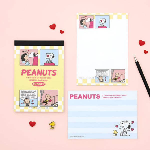 Peanuts Snoopy Petit Collection Memo Pad - Kisses