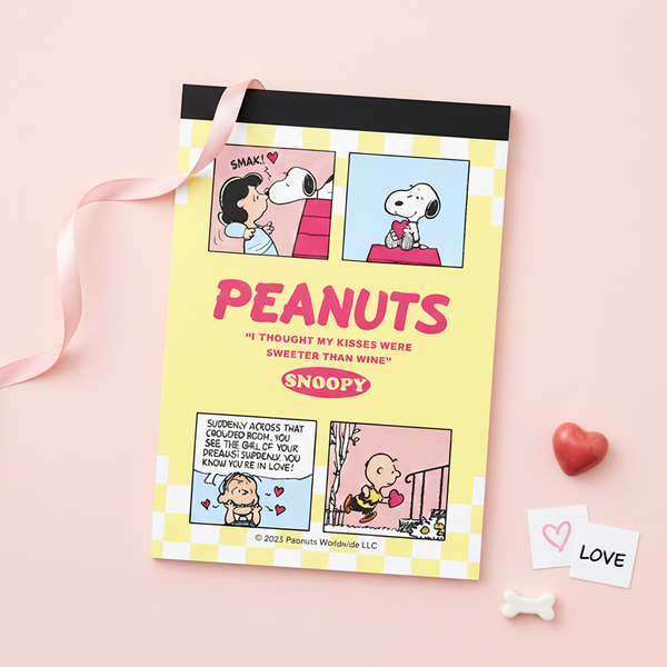 Peanuts Snoopy Petit Collection Memo Pad - Kisses