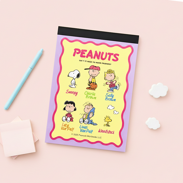 Peanuts Snoopy Petit Collection Memo Pad - Snoopy & Friends