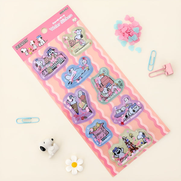 Peanuts Snoopy Petit Collection Stickers - Pink