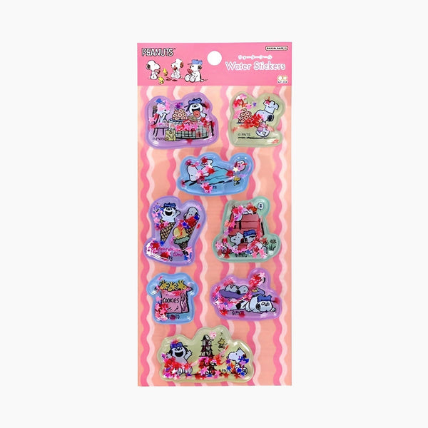 Peanuts Snoopy Petit Collection Stickers - Pink