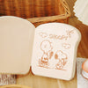 Peanuts Snoopy Puffy Toast Shaped Notebook