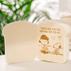 Peanuts Snoopy Puffy Toast Shaped Notebook