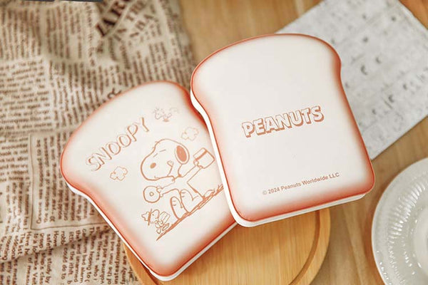 Peanuts Snoopy Puffy Toast Shaped Notebook