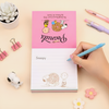 Peanuts Snoopy Square Memo Pad - Donuts - Limited Edition