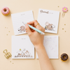 Peanuts Snoopy Square Memo Pad - Donuts - Limited Edition
