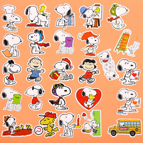 Peanuts Snoopy Stickers - Set of 50