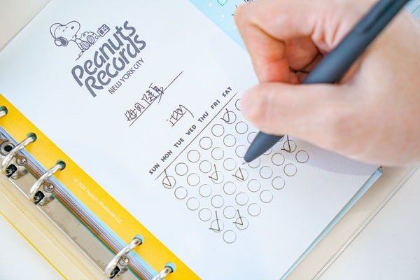 Peanuts Snoopy Transparent Binder - Peanuts Records - Limited Edition