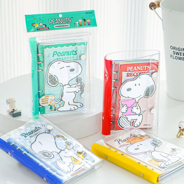 Peanuts Snoopy Transparent Binder - Peanuts Records - Limited Edition