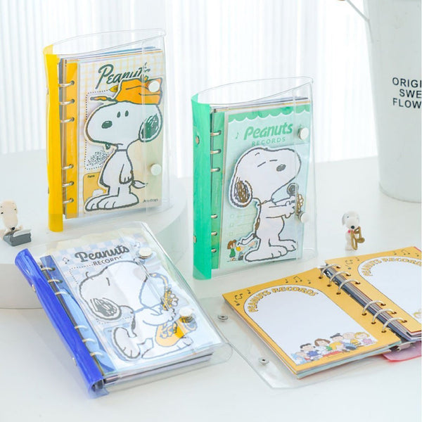 Peanuts Snoopy Transparent Binder - Peanuts Records - Limited Edition