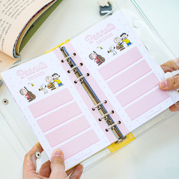Peanuts Snoopy Transparent Binder - Peanuts Records - Limited Edition