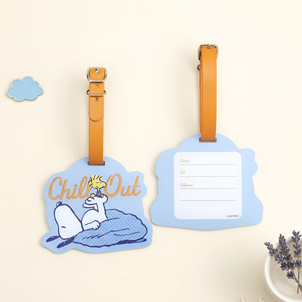 Peanuts Snoopy Acrylic Luggage Tag - Chill Series - Chill Out