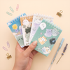 Peek-a-Boo Kitty Soft Ring Notepad