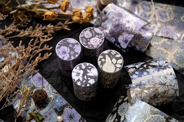 Pencilled Flowers Washi Tapes
