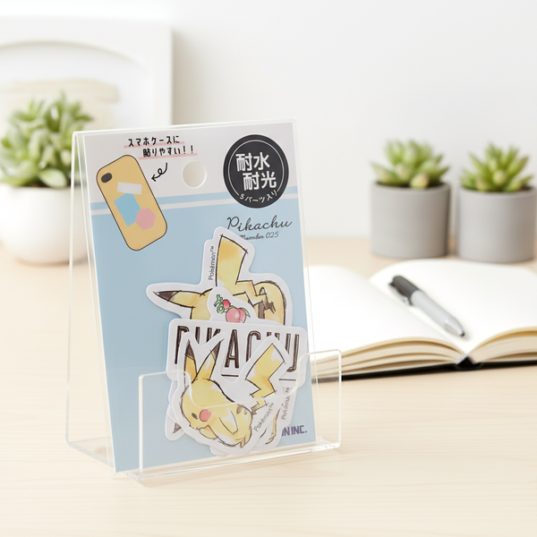 Pikachu Number 205 Stickers - Blue - Limited Edition