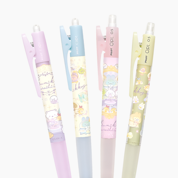 Pilot OPT Sumikko Gurashi Mechanical Pencil and Pen - Limited Spring Edition