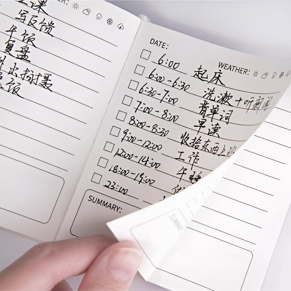 Plan For Today Square Pocket Planner + Pen