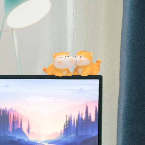 Playful Mini Tiger Figures - Set of 2