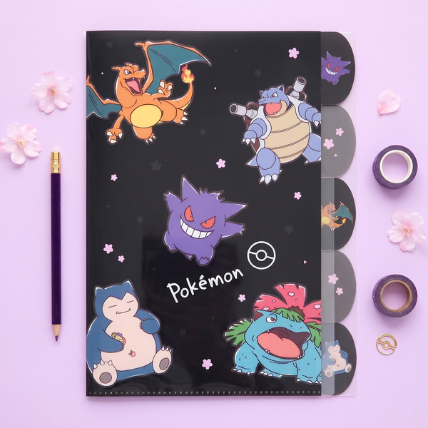 Pokemon A4 Folder With Dividers - Limited Edition - Midnight Sakura