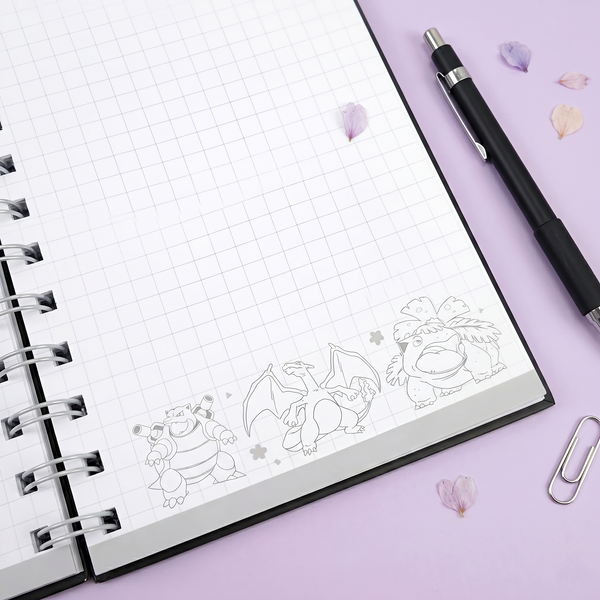 Pokémon A6 Spiral Notebook - Limited Edition - Midnight Sakura