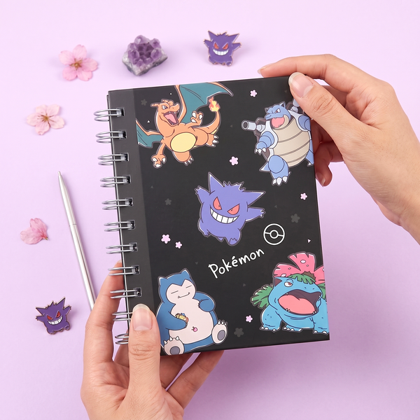 Pokémon A6 Spiral Notebook - Limited Edition - Midnight Sakura