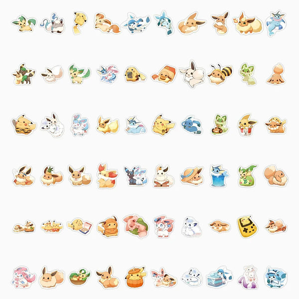 Pokémon Chibi Stickers