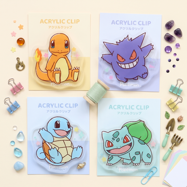 Pokemon Die-Cut Acrylic Clip