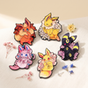 Pokémon Eeveelution Floral Enamel Pin – Floral Series