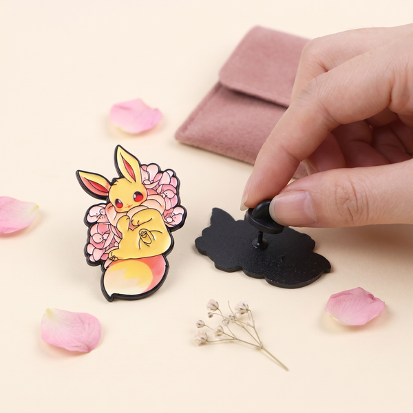 Pokémon Eeveelution Floral Enamel Pin – Floral Series