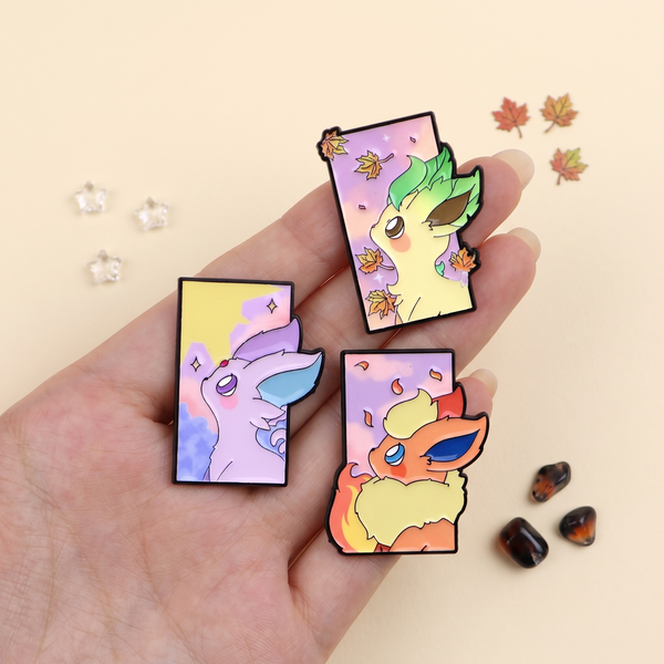 Pokémon Eeveelution Mood Enamel Pin