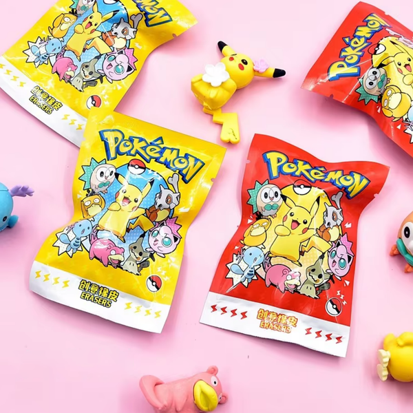 Pokémon Figure Eraser - Surprise Pack - Limited Candy Quest Collection