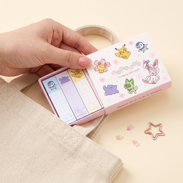 Pokémon Hako Fusen Sticky Notes - Limited Edition - Petal Scatter