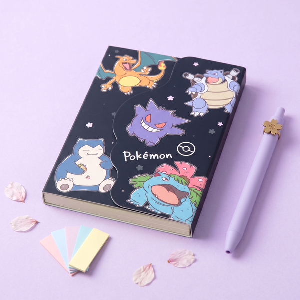 Pokemon Large Memo Pad With Die-Cut Cover - Limited Edition - Midnight Sakura