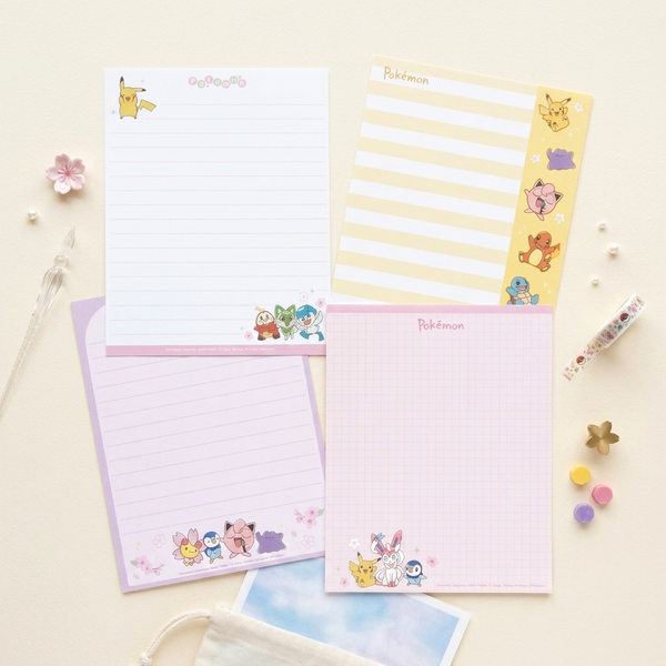 Pokémon Sakura Bloom Letter Set - Limited Edition - Petal Scatter