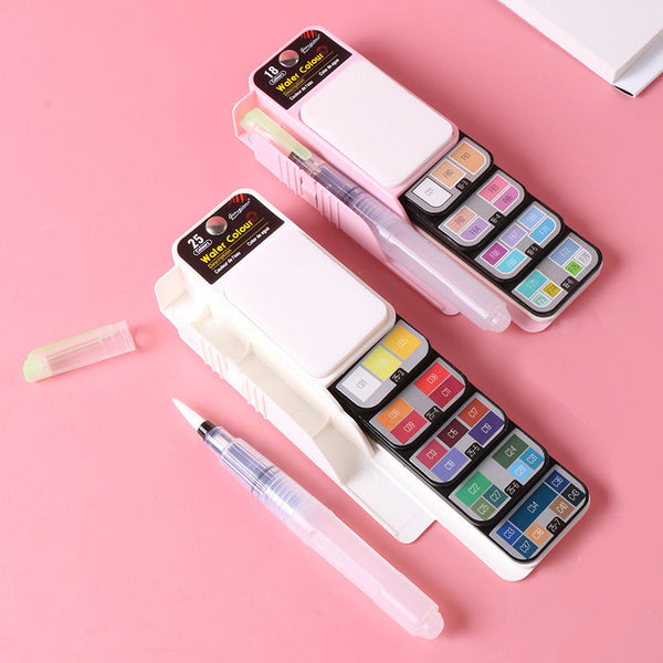 Portable Watercolor Paint Set