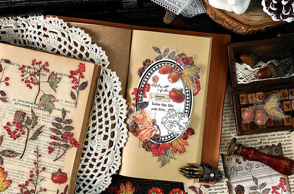 Pressed Botanical Ephemera Stickers