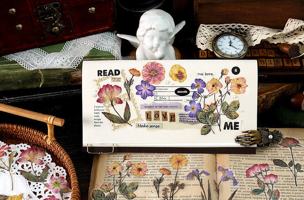 Pressed Botanical Ephemera Stickers