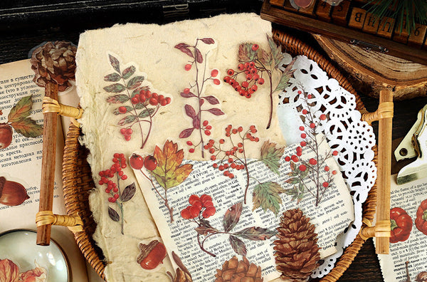 Pressed Botanical Ephemera Stickers