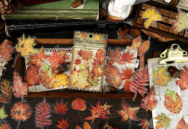 Pressed Botanical Ephemera Stickers